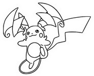 Imagen para colorear - Mega Raichu Y - Mega Evolucion en Leyendas Pokemon Z-A