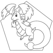 Renklendirilecek çizim - Mega Dragonite - Pokemon Efsaneleri: Z-A'da Mega Evrim