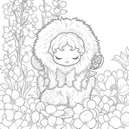 Drawing to color - Skullpanda - POP MART