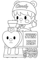 Bild zum Ausmalen - SWEET BEAN - POP MART