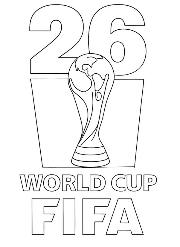 2026 FIFA World Cup Coloring Pages Free To Print