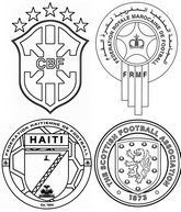 Disegno scaricabile - Gruppo C con il Brasile - Coppa del Mondo FIFA 2026