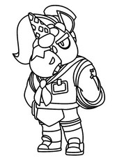 Ausmalbild zum Herunterladen - Scoops Ahoy Berry - Brawl Stars - Stranger Things