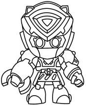 Darmowa kolorowanka - Mecha Jessie - Brawl Stars - Stranger Things