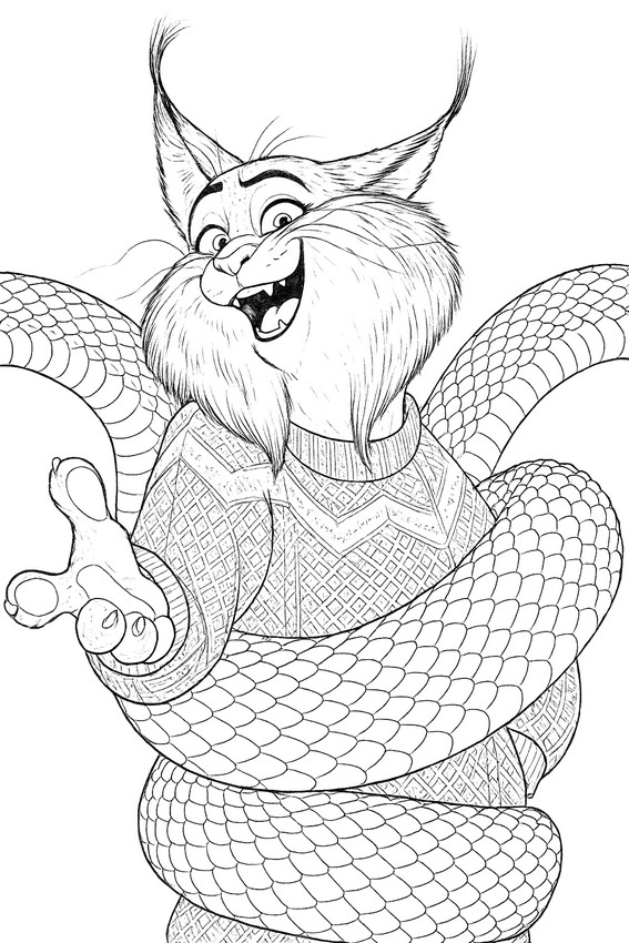 Image to color - Pawbert Lynxley - Zootopia 2