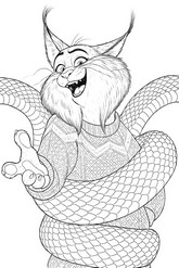 Drawing to color - Pawbert Lynxley - Zootopia 2