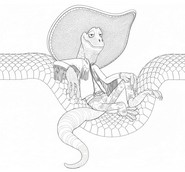 Free coloring page - Tex Lizzardson - Zootopia 2