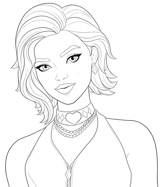 Ausmalbild - Katzenhöhle - Fortnite Kapitel Sieben: Pacific Break