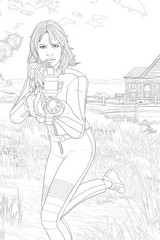 Kostenloses Ausmalbild - Die Braut - Fortnite Kapitel Sieben: Pacific Break