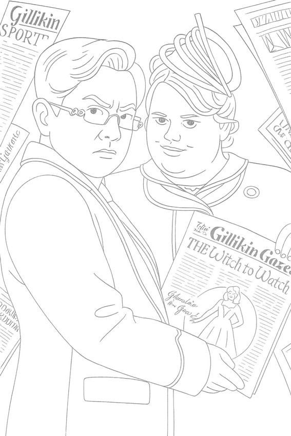 Disegno da stampare - Pfannee e ShenShen - Wicked Parte 2