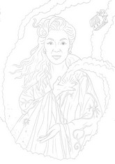 Immagine da colorare - La signora Morrible - Wicked Parte 2