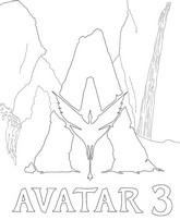 Kolorowanka - Logo - Avatar 3 Ogień i popiół