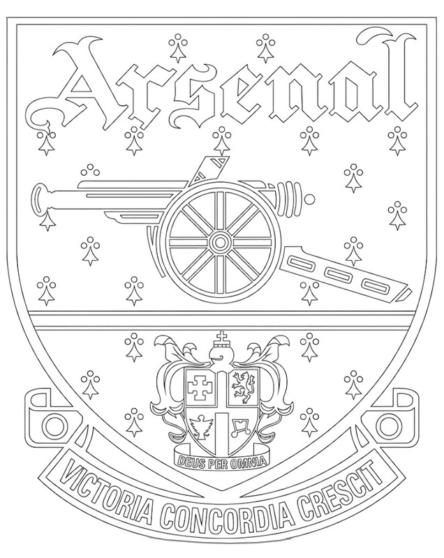 Coloring sheet - Old logo - Arsenal FC