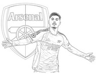 Image to color - Kai Havertz - Arsenal FC