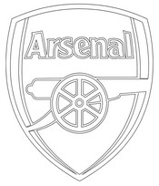 Downloadable coloring - Logo - Arsenal FC