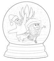 Drawing to color - Poster - The SpongeBob Movie - Search for SquarePants