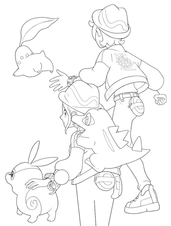 Coloring page - Pokémon Legends: Z-A - Video Games 2026