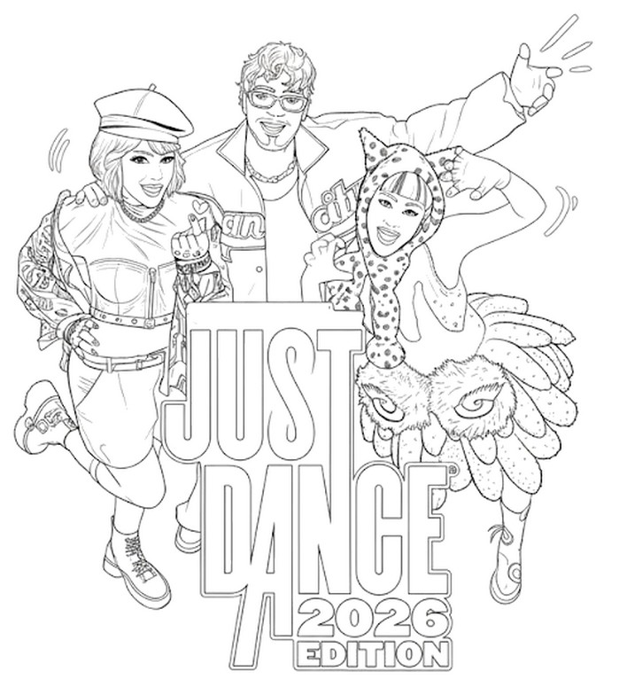 Drawing to color - Just Dance 2026 - Video Games 2026