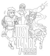 Free coloring page - Just Dance 2026 - Video Games 2026