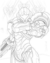Coloring sheet - Metroid Prime 4: Beyond - Video Games 2026