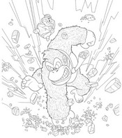 Downloadable coloring - Donkey Kong Bananza - Video Games 2026