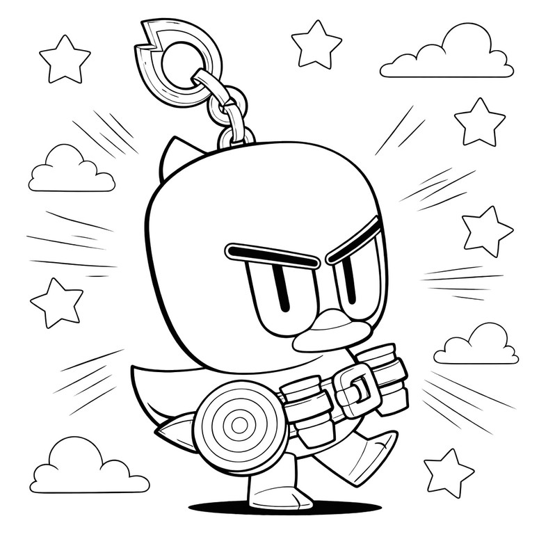 Boyama sayfası - Colt - Brawl Stars - Buffie'ler