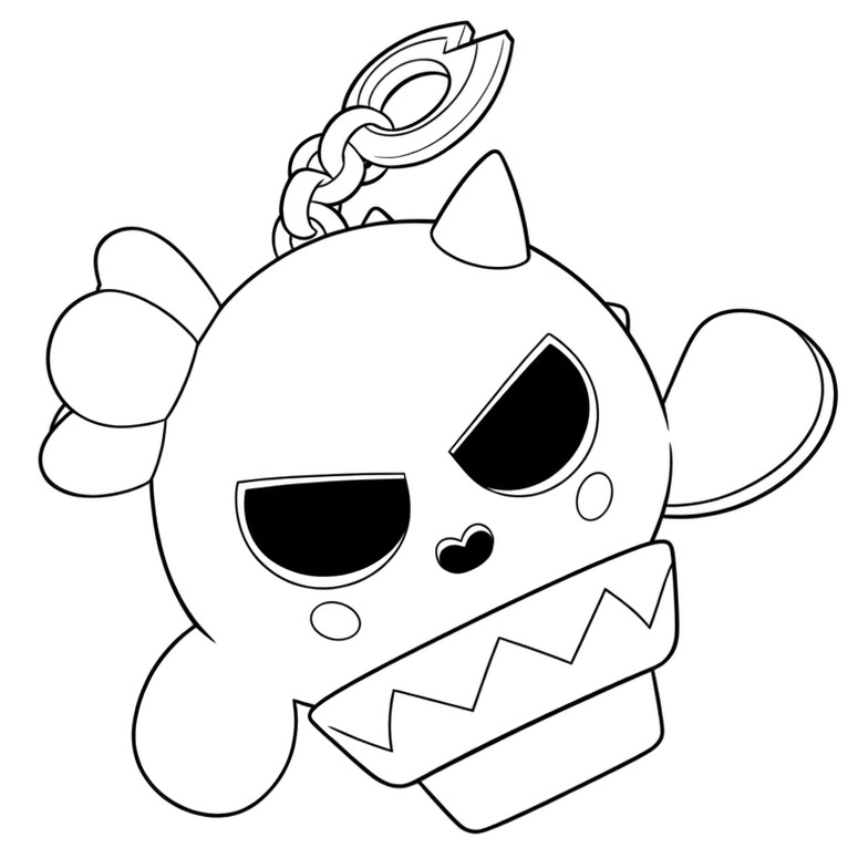 Yazdırılabilir boyama - Spike - Brawl Stars - Buffie'ler