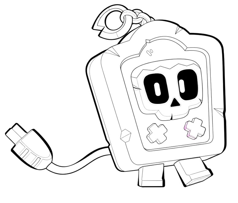 Boyama kağıdı - Frank - Brawl Stars - Buffie'ler