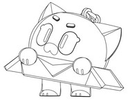 Ücretsiz boyama resmi - Shelly - Brawl Stars - Buffie'ler