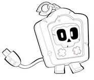 Boyanacak resim - Frank - Brawl Stars - Buffie'ler