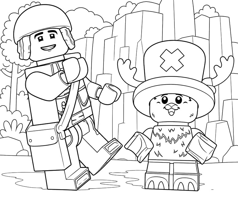 Free coloring page - LEGO One Piece - Netflix 2026