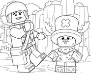 Downloadable coloring - LEGO One Piece - Netflix 2026