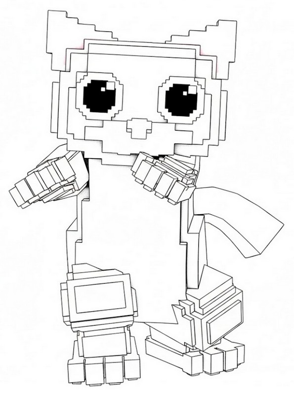 Ausmalbild - Ay Mi Gatito - Roblox - Steal a Brainrot