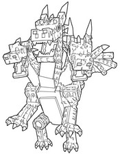 Dibujo descargable - Hydra Dragon Cannelloni - Roblox - Steal a Brainrot
