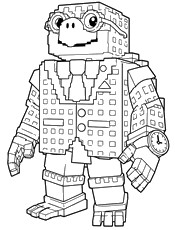 Dessin à colorier - Signore Carapace - Roblox - Steal a Brainrot