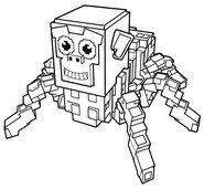 Feuille de coloriage - Chimpanzini Spiderini - Roblox - Steal a Brainrot