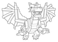 Dibujo para colorear - Dragon Cannelloni - Roblox - Steal a Brainrot