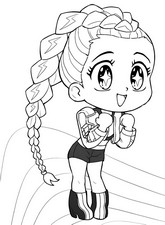 Coloring sheet - Rumi - Kpop Demon Hunters - Storybook