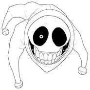 Kresba k vybarvení - Tvář - Poppy Playtime 5 - Prototyp