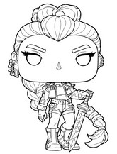 Image to color - Rumi - Kpop Demon Hunters - Funko Pop