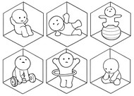 Ausmalbild - Sport - Smiski