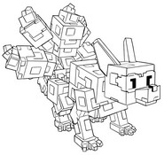 색칠 그림 - 키츠네 - Roblox - Grow a garden