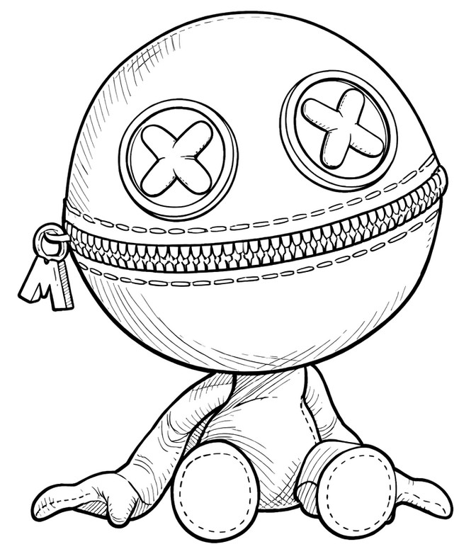 Coloriage à télécharger - Blanky Blankz - Poppy Playtime 5 - Wrongside Outimals