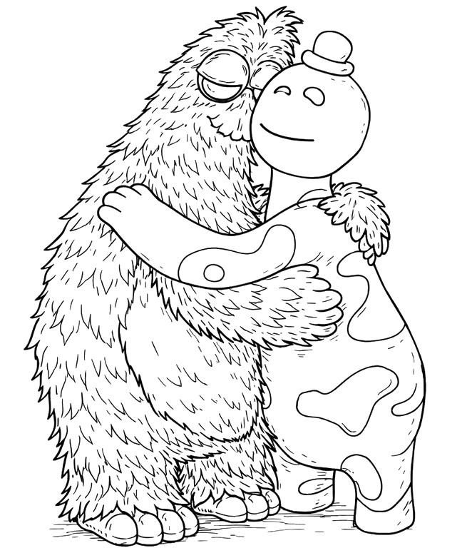 Coloriage à imprimer - Doey the Doughman - Poppy Playtime 5 - Chum Chompkins