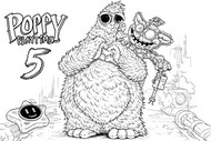 Coloriage à imprimer - Giblet - Poppy Playtime 5 - Chum Chompkins