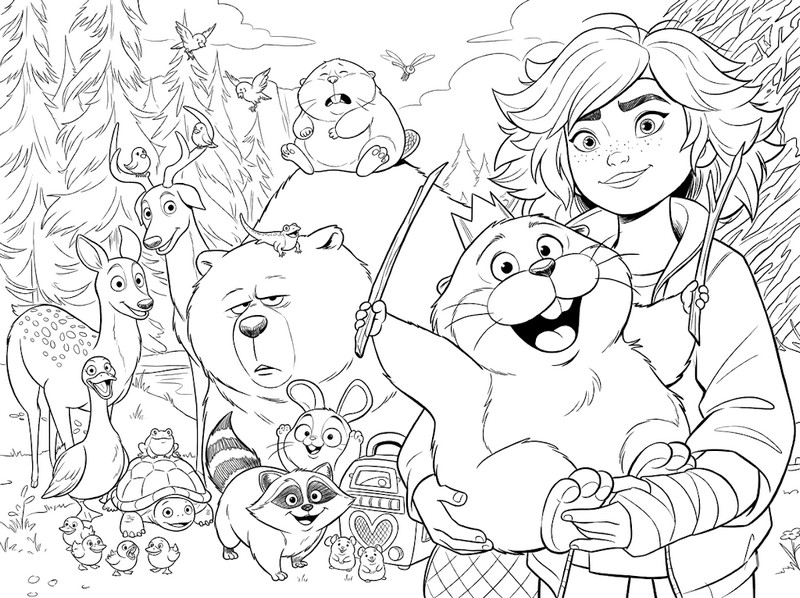 Coloring sheet - Mabel - Hoppers