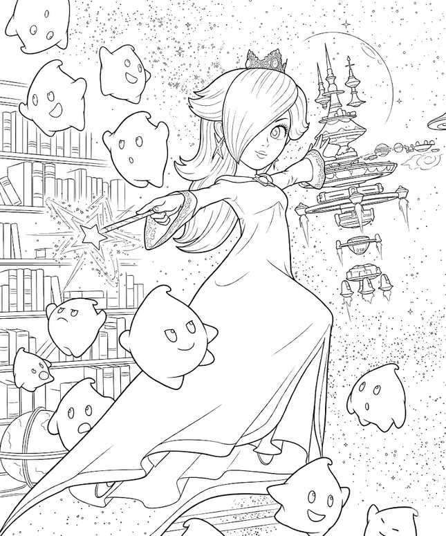 Tulostakaa V rityskuvia Super Mario Galaxy Elokuva Rosalina 4 Tulostakaa V rityskuvia Super Mario Galaxy Elokuva Rosalina 4