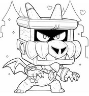 Downloadable coloring - Dragon Griff - Brawl Stars - Dragons and Faeries