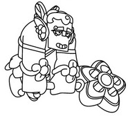 Coloring page - Faerie Frank - Brawl Stars - Dragons and Faeries