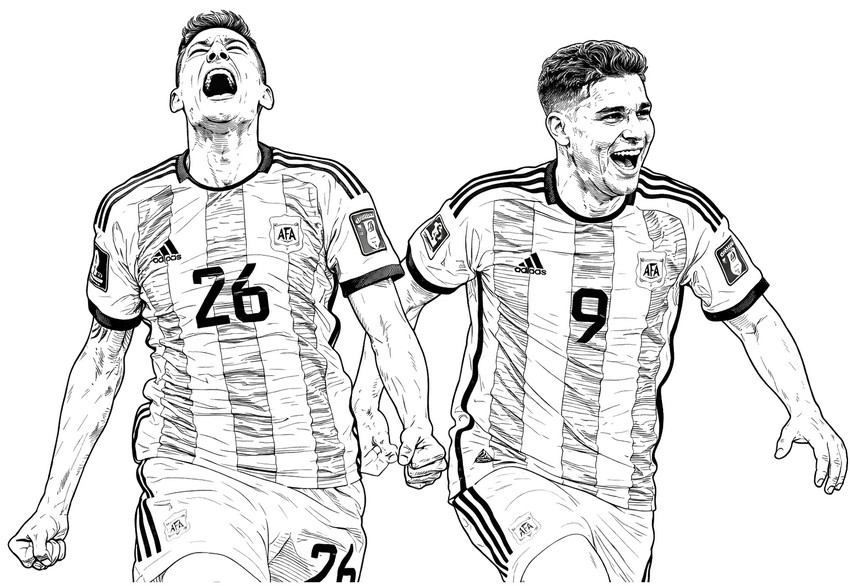 Selecci n Argentina De F tbol 2026 Dibujos Para Colorear Para 
